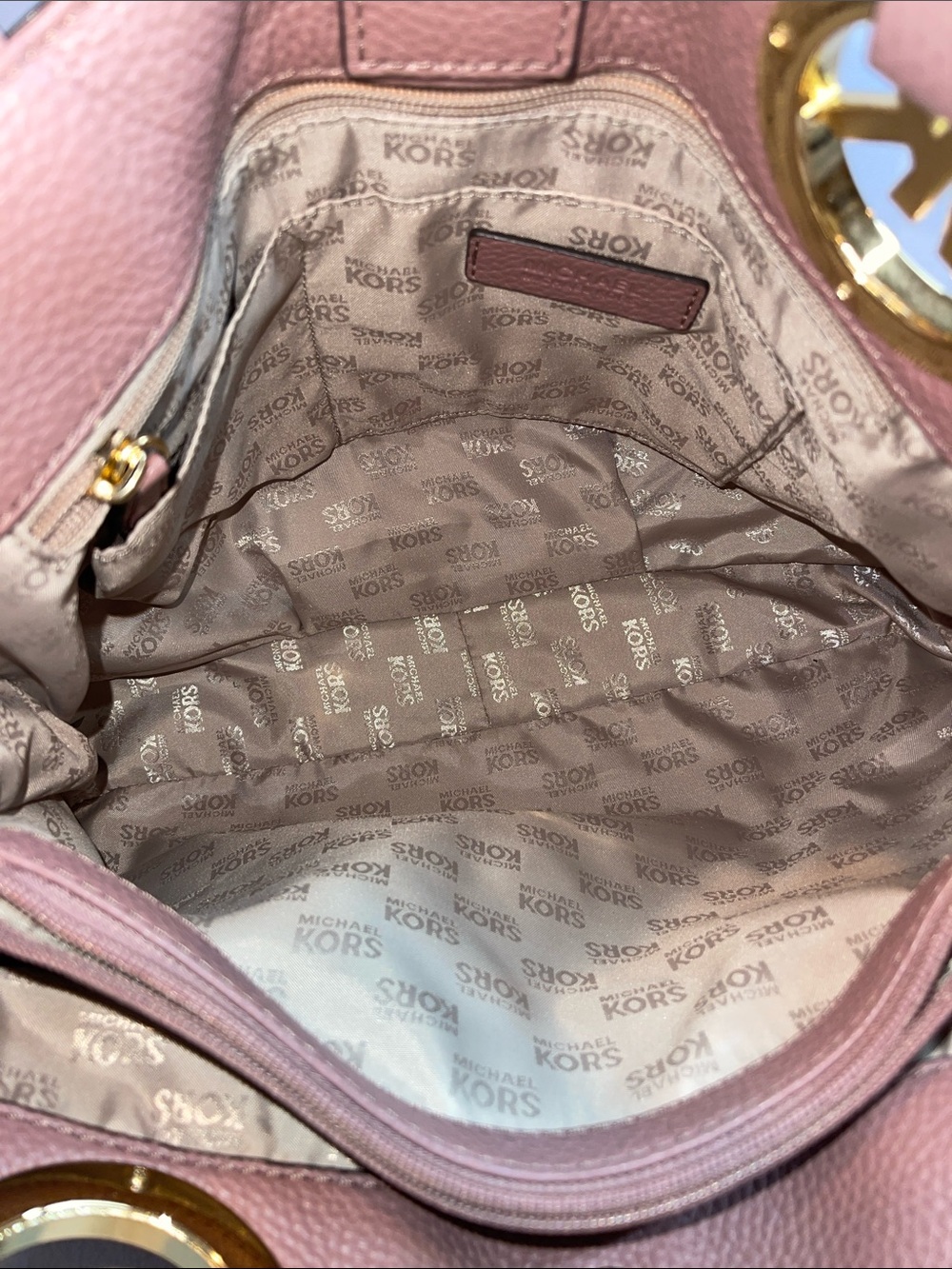 Michael Kors Fulton Large Leather East West Shoulder Bag Tote - Picture 10 of 12